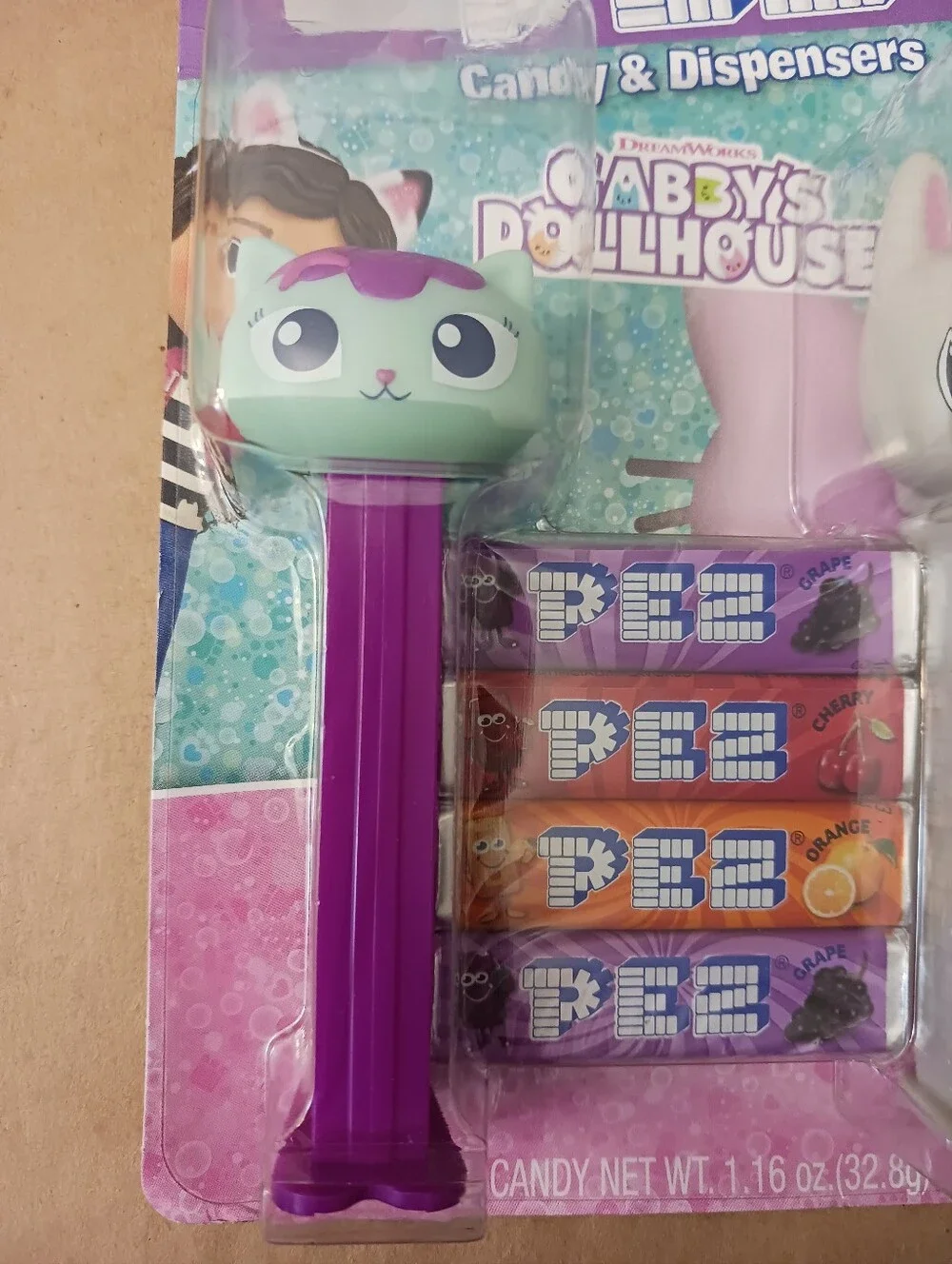 2023 GABBY'S DOLLHOUSE Pez Gift Set PANDY PAWS & MERCAT - Hard To Find, New